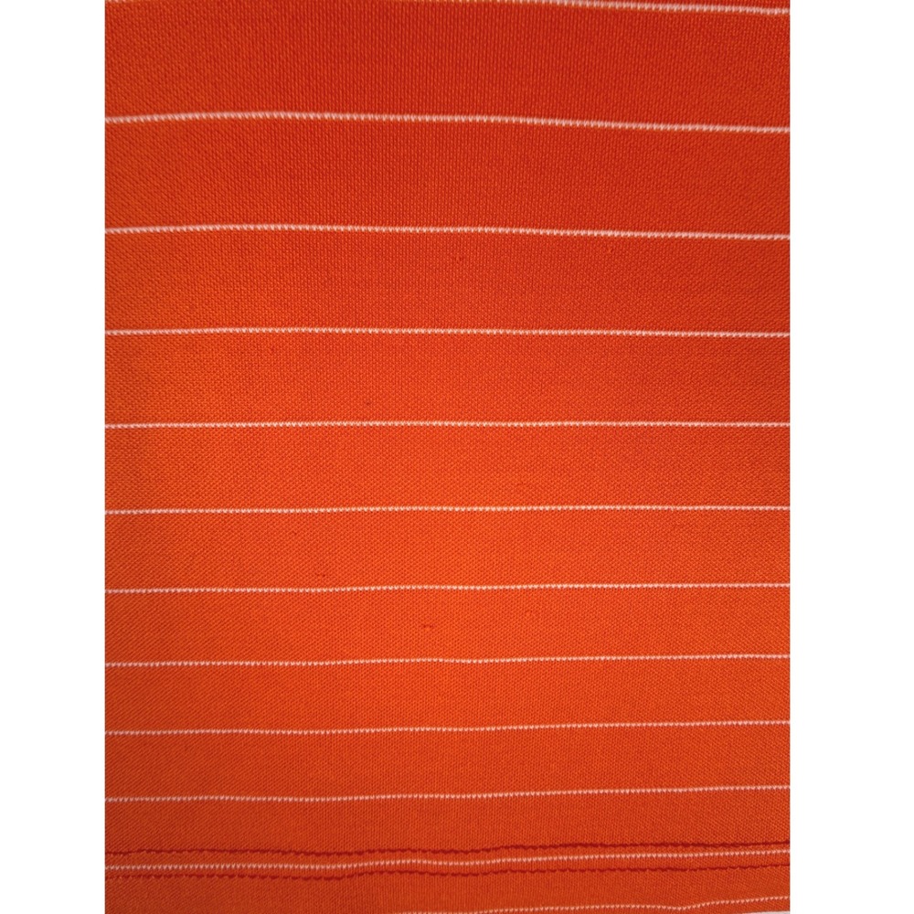 Antigua Miami Marlins MLB Mens XXL Orange Striped Short Sleeve Polo Shirt - Picture 6 of 6